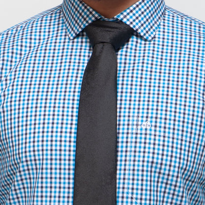 Shirt:Full Sleeve_Semi Fit_  Check_335#1