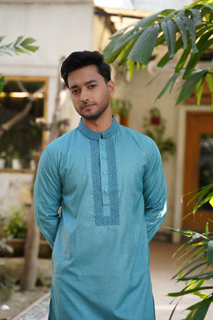 Zair's Punjabi - Ocean Teal