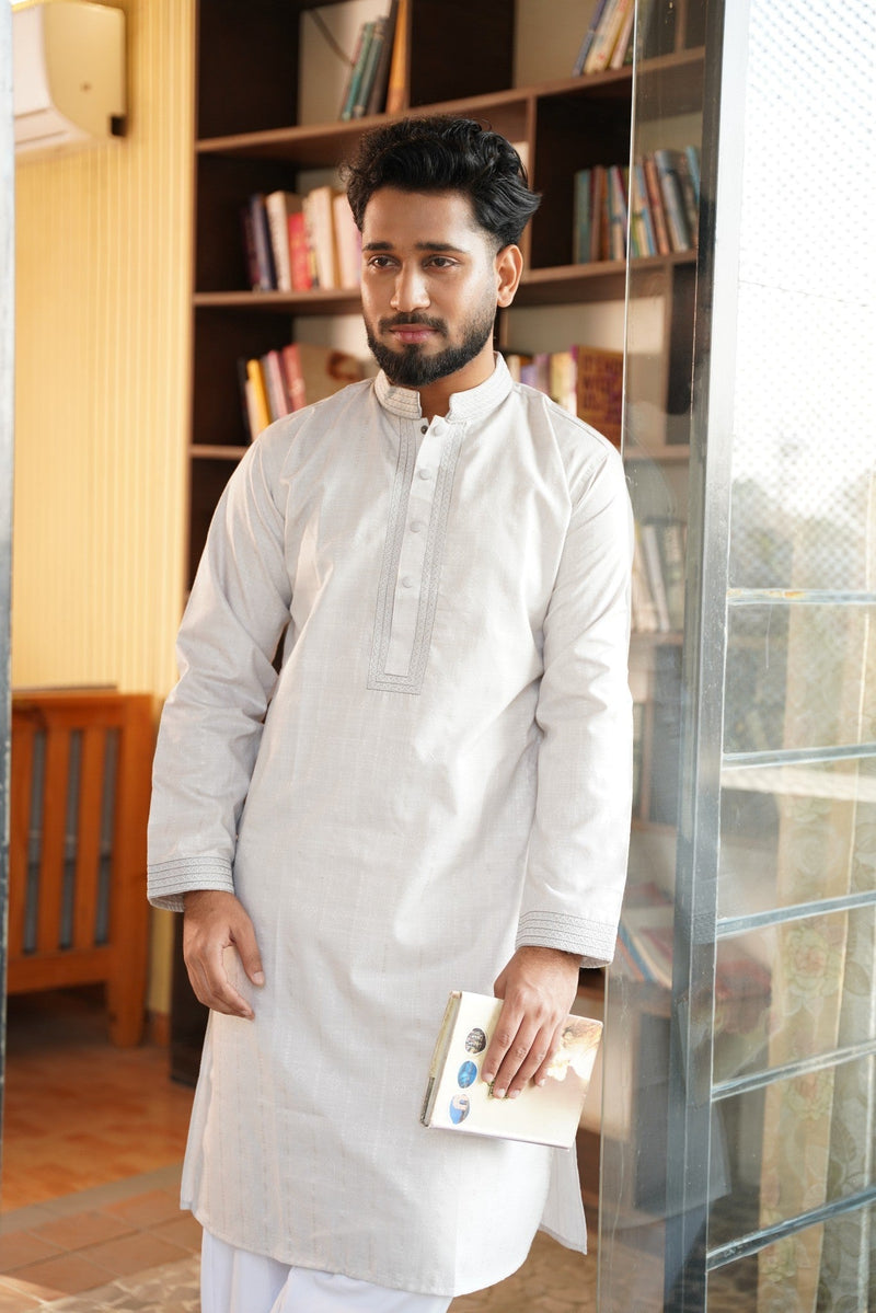 Zair's Punjabi - Pearl Grey
