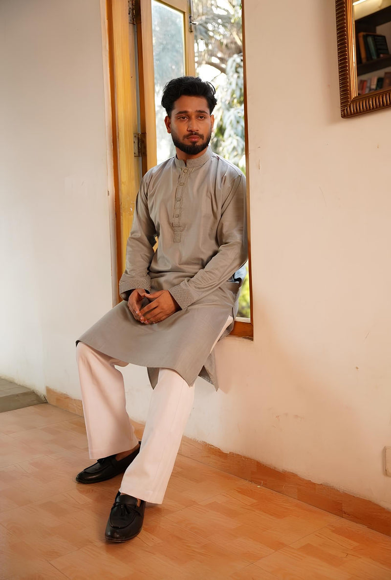 Zair's Punjabi - Stone Grey